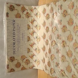 Hobby Paper Gold Canterbury Font Designed (4 Packs Sold Together)